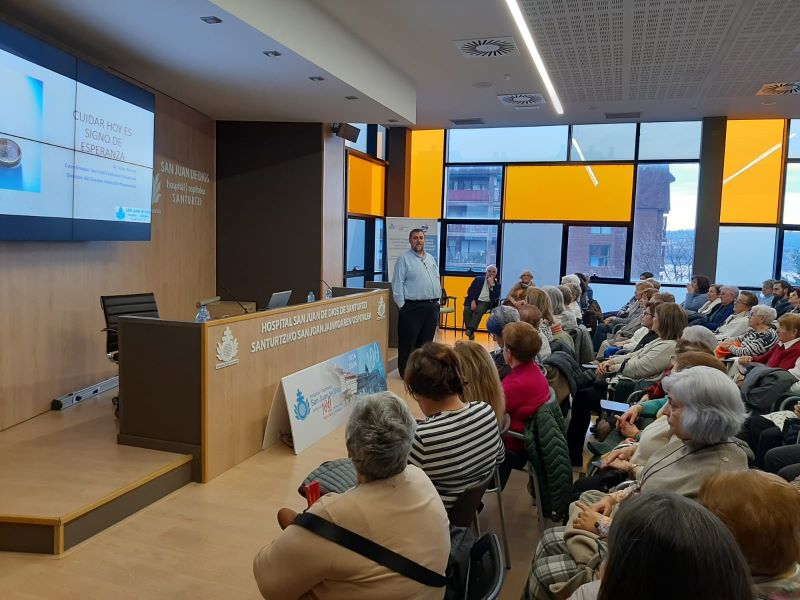 130 personas, en un encuentro sobre «el cuidado» en el Hospital San Juan de Dios