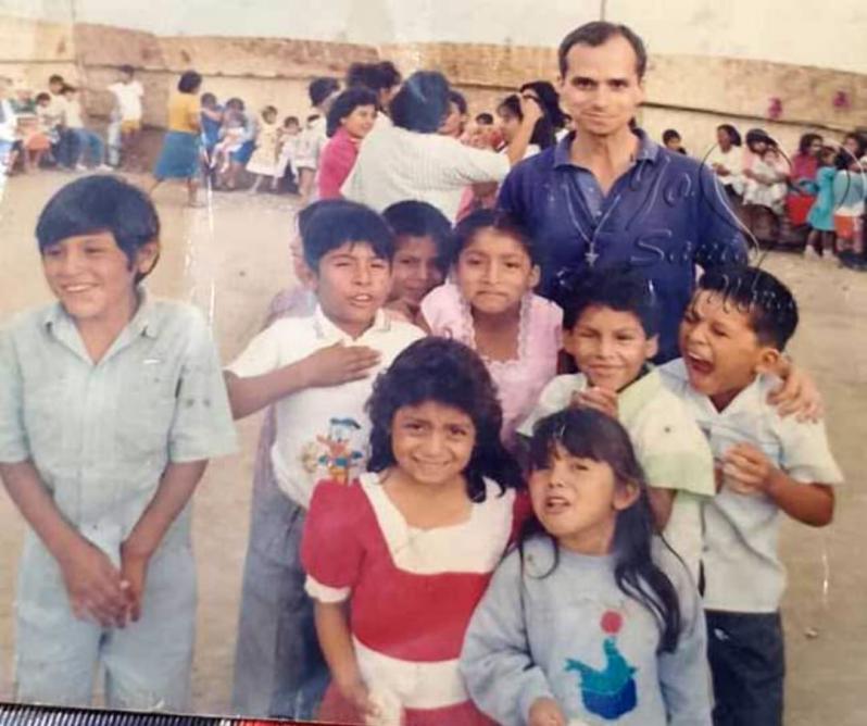 El Papa León XIV cuando vivía en Trujillo (Perú)