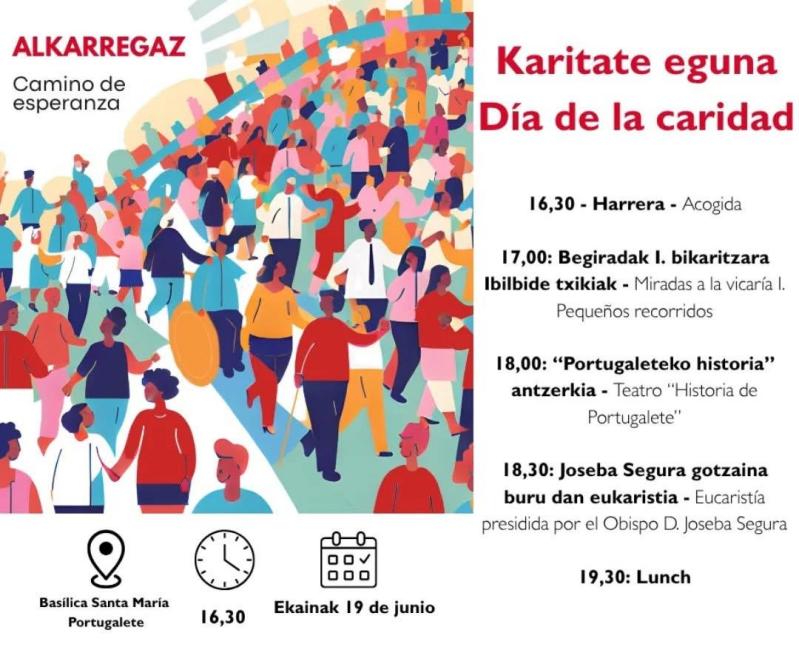 Día de la Caridad, esta tarde, en Portugalete